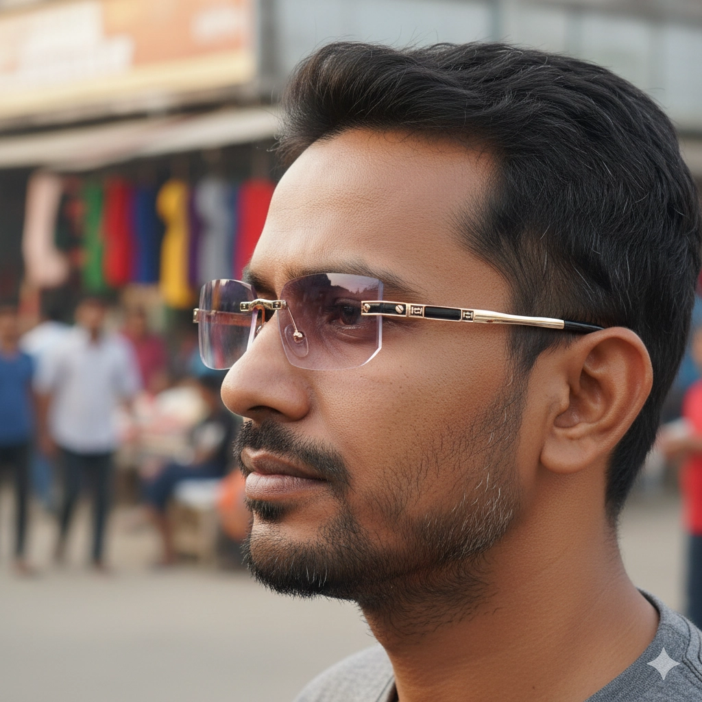 luxury rimless anti blue yt1004 gold luxury rimless anti blue yt1004 gold