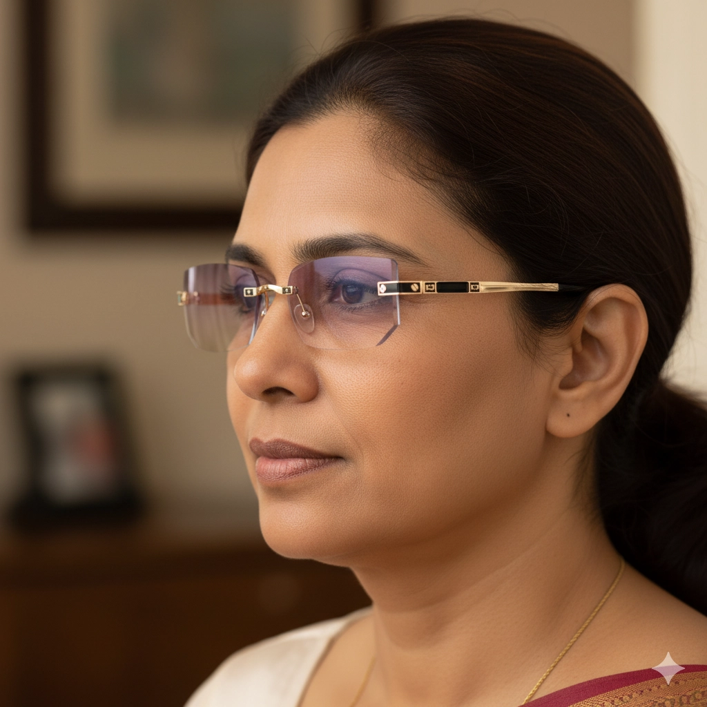 luxury rimless anti blue yt1004 gold luxury rimless anti blue yt1004 gold