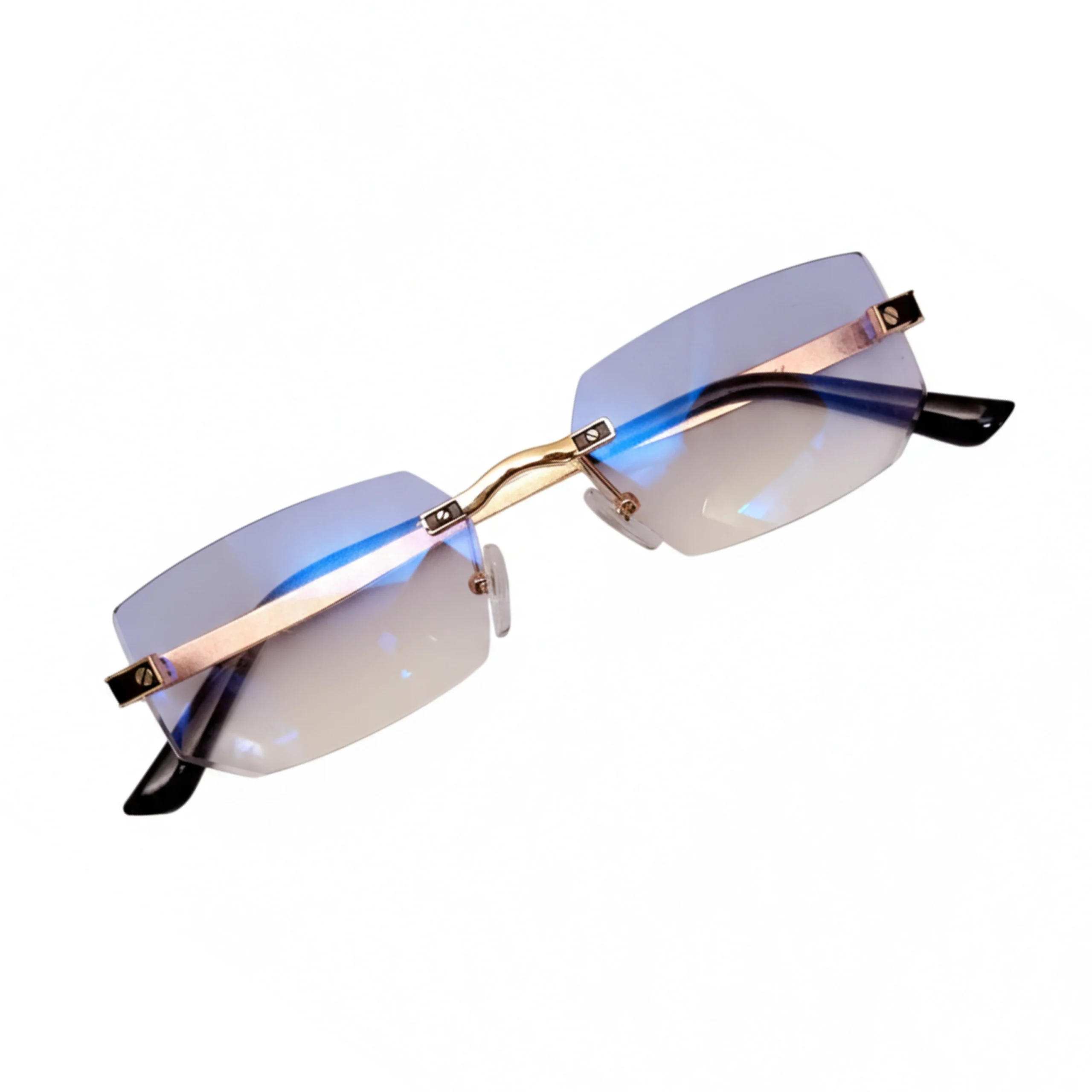 luxury rimless anti blue yt1004 gold luxury rimless anti blue yt1004 gold